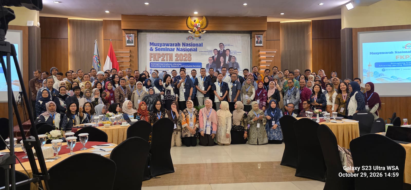 ‎Pustakawan UTU Ikuti Munas dan Seminar Nasional FKP2TN 2026 di UGM Yogyakarta